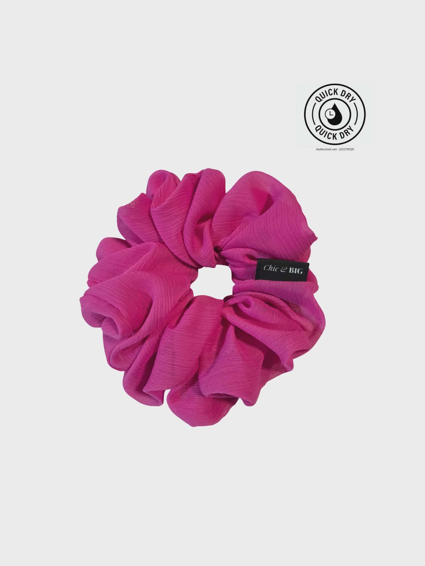 Berry Chiffon Oversized Scrunchie – XXL, Mini & XXS | Handmade in Ontario