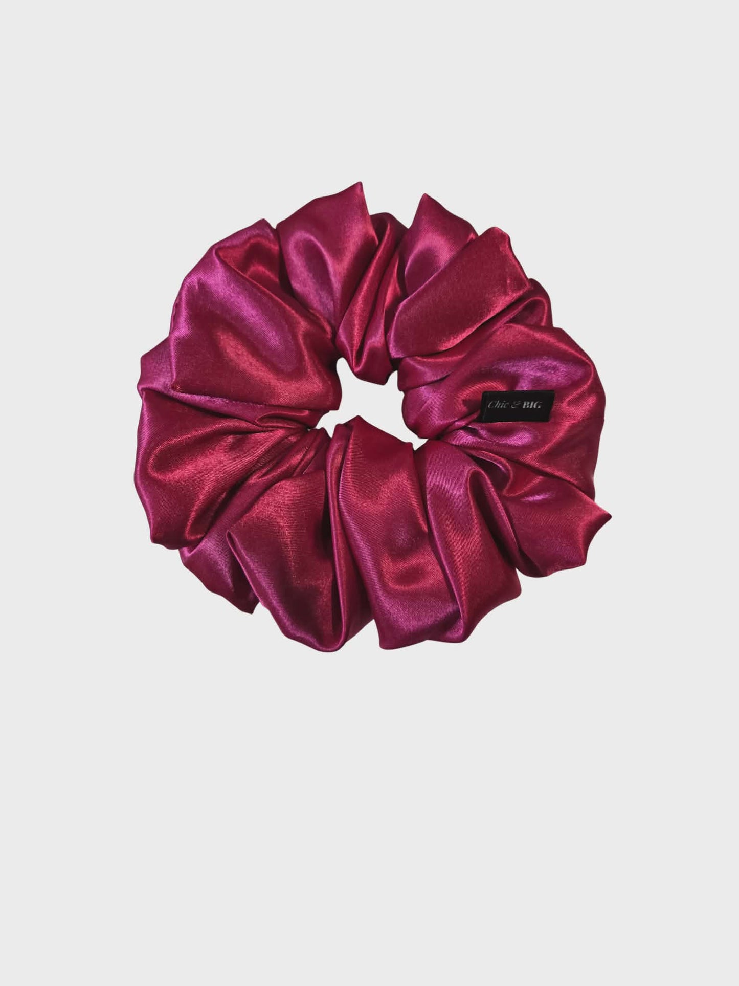 Pink Royale Oversized Satin Scrunchie – XXL, Mini & XXS | Handmade in Ontario