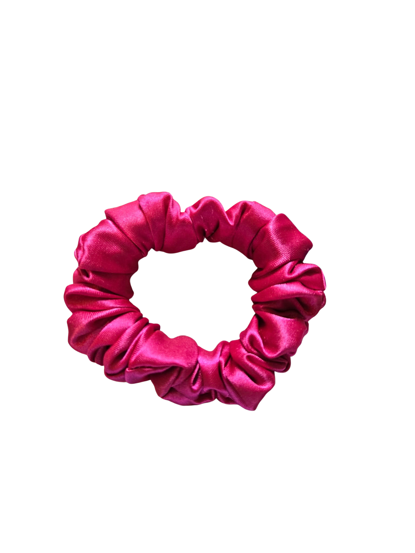 Pink Royale Oversized Satin Scrunchie – XXL, Mini & XXS | Handmade in Ontario
