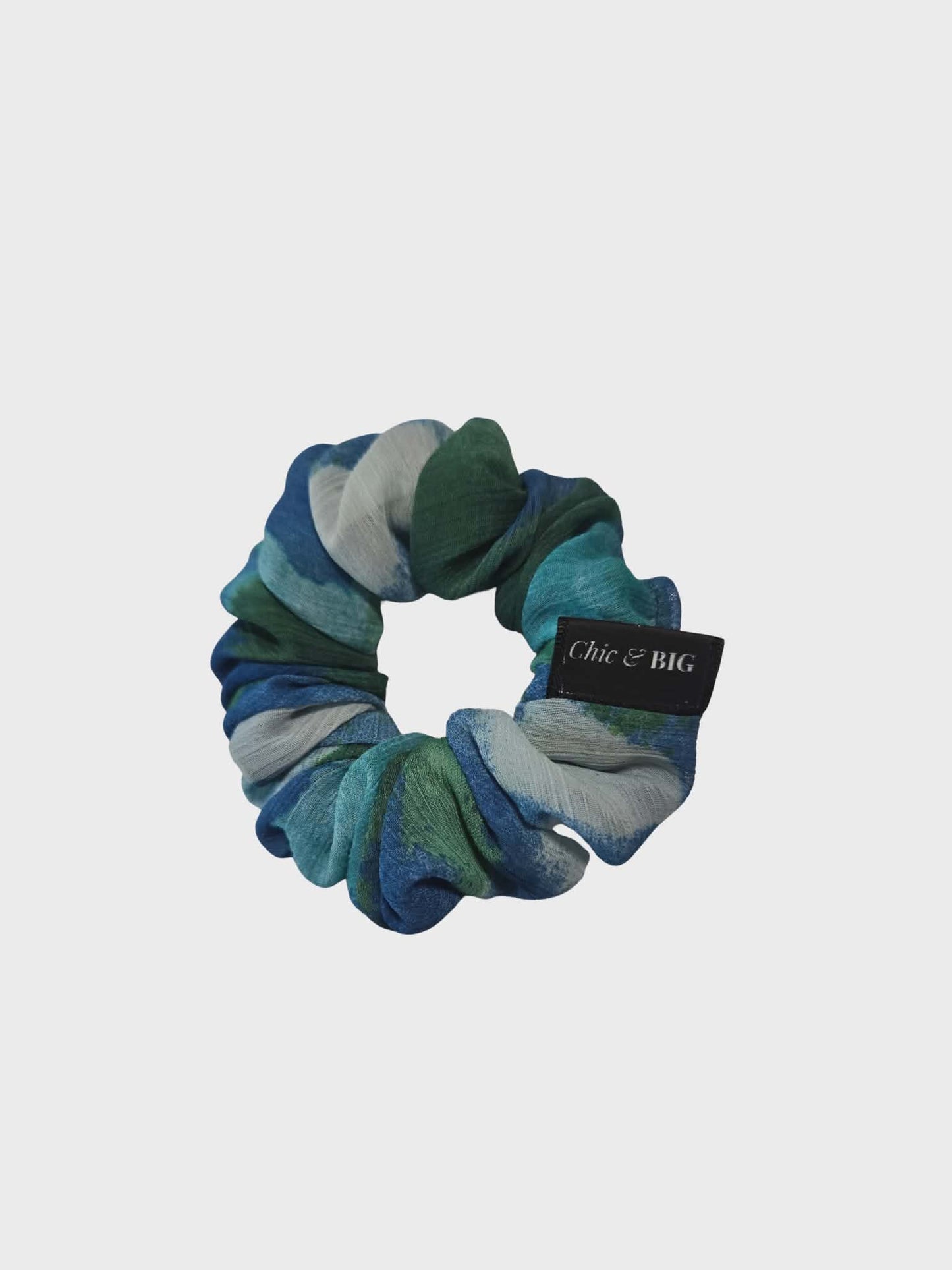 Watercolor Chiffon Oversized Scrunchie – XXL, Mini & XXS | Handmade in Ontario